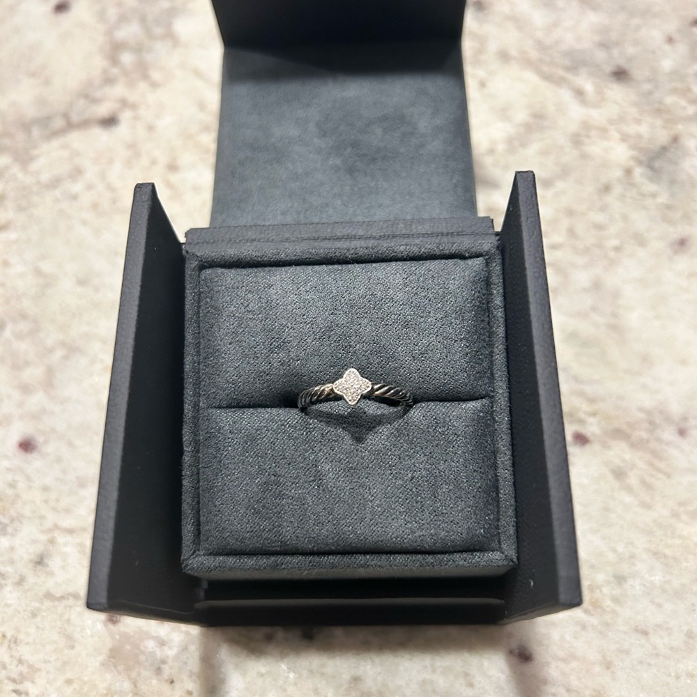 David Yurman Cable Collectibles® Quatrefoil Stack Ring